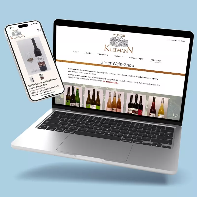 walter-webdesign.de - Weingut Kleemann, Gimbsheim - Online-Wein-Shop